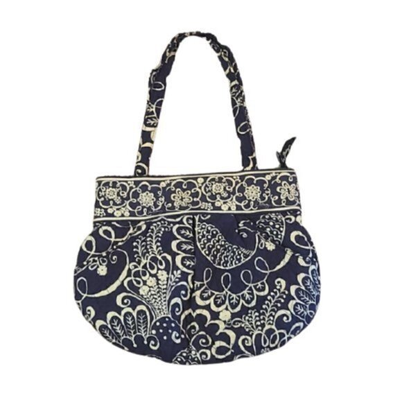 [Vera Bradley] Twirly Bird Navy Tote Bag - Picture 7 of 7